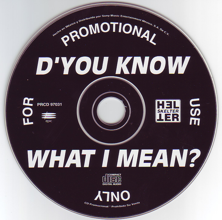 D'You Know What I Mean?